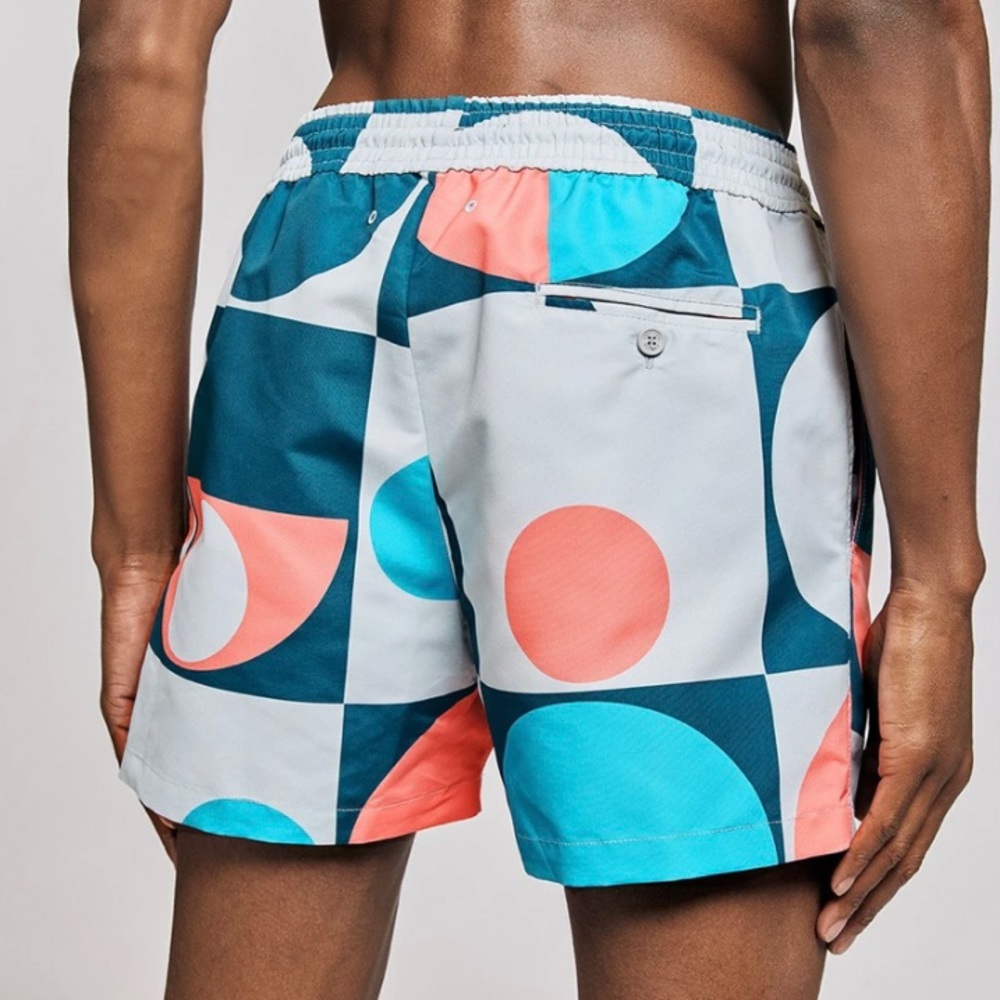 Frescobol Carioca Sport Swim Shorts Coptic Print - Picture 3 of 9